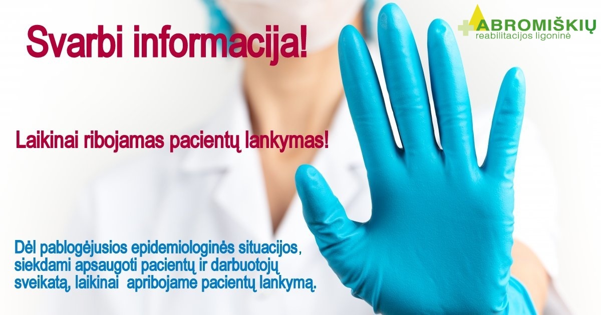 Svarbi informacija!