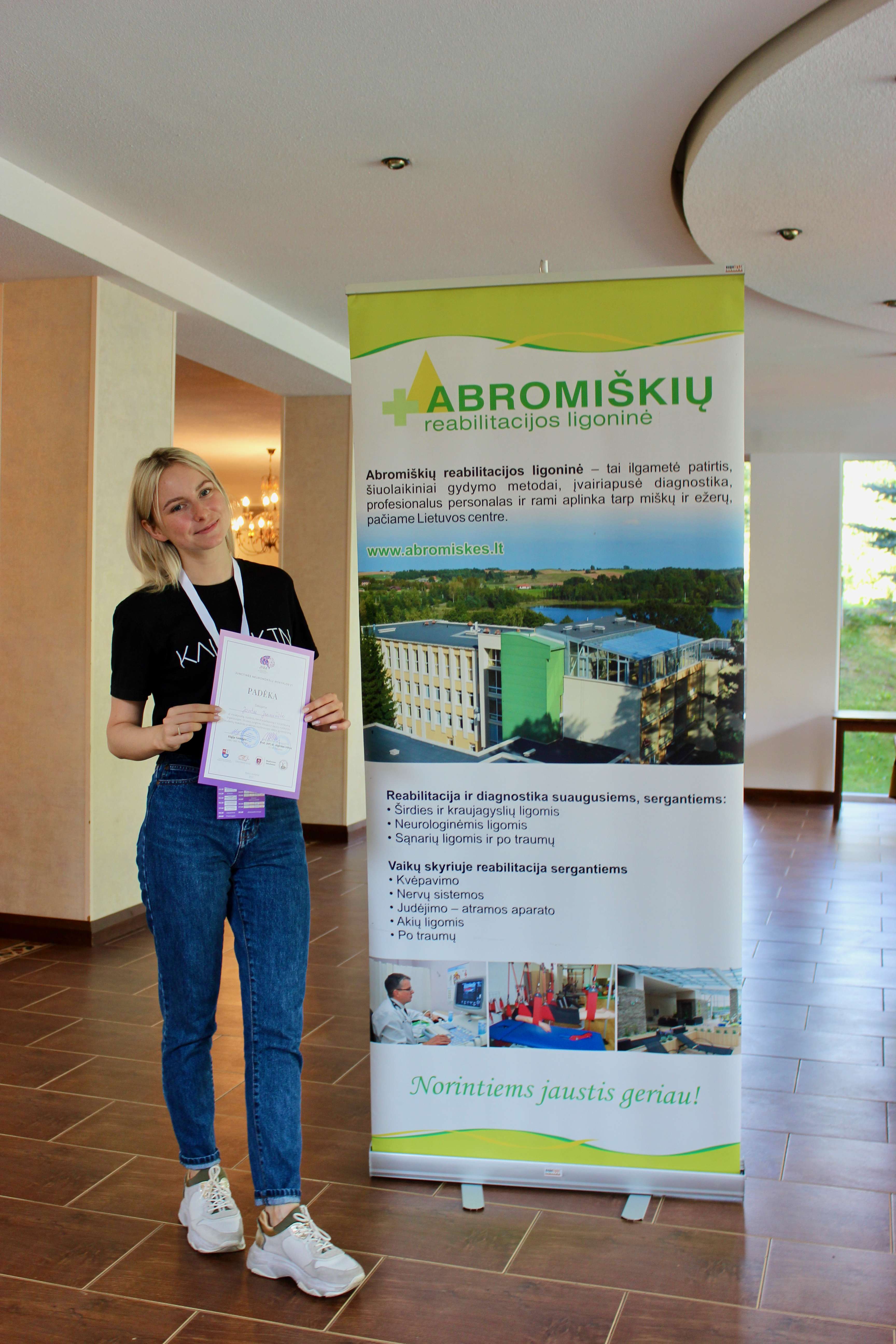 Jungtinės Neuromokslų Mokyklos organizuotame renginyje pristatytos VšĮ  Abromiškių reabilitacijos ligoninės paslaugos